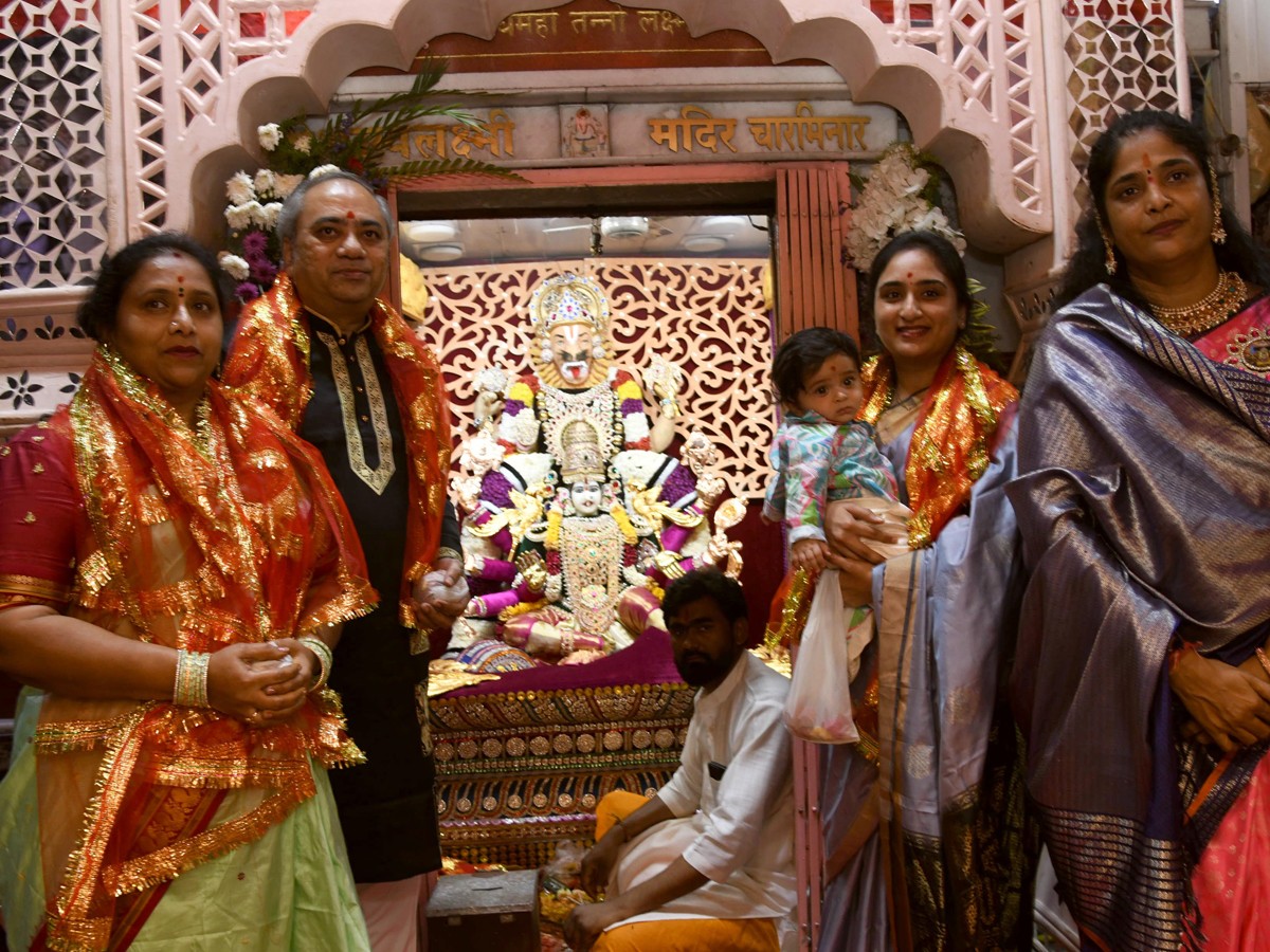 Grand Pooja At Bhagyalakshmi Temple In Charminar4