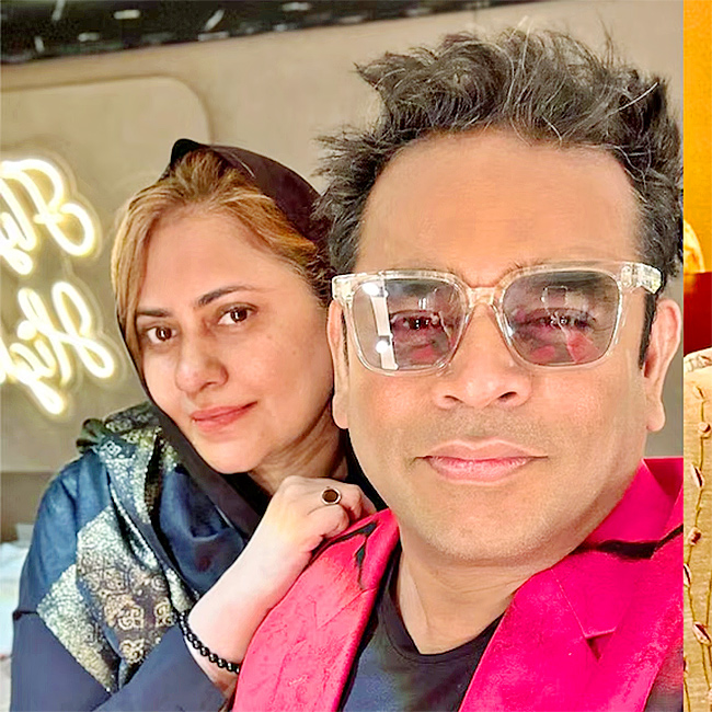 AR Rahman Wife Saira Banu Are Separating After 29 Years Photos9