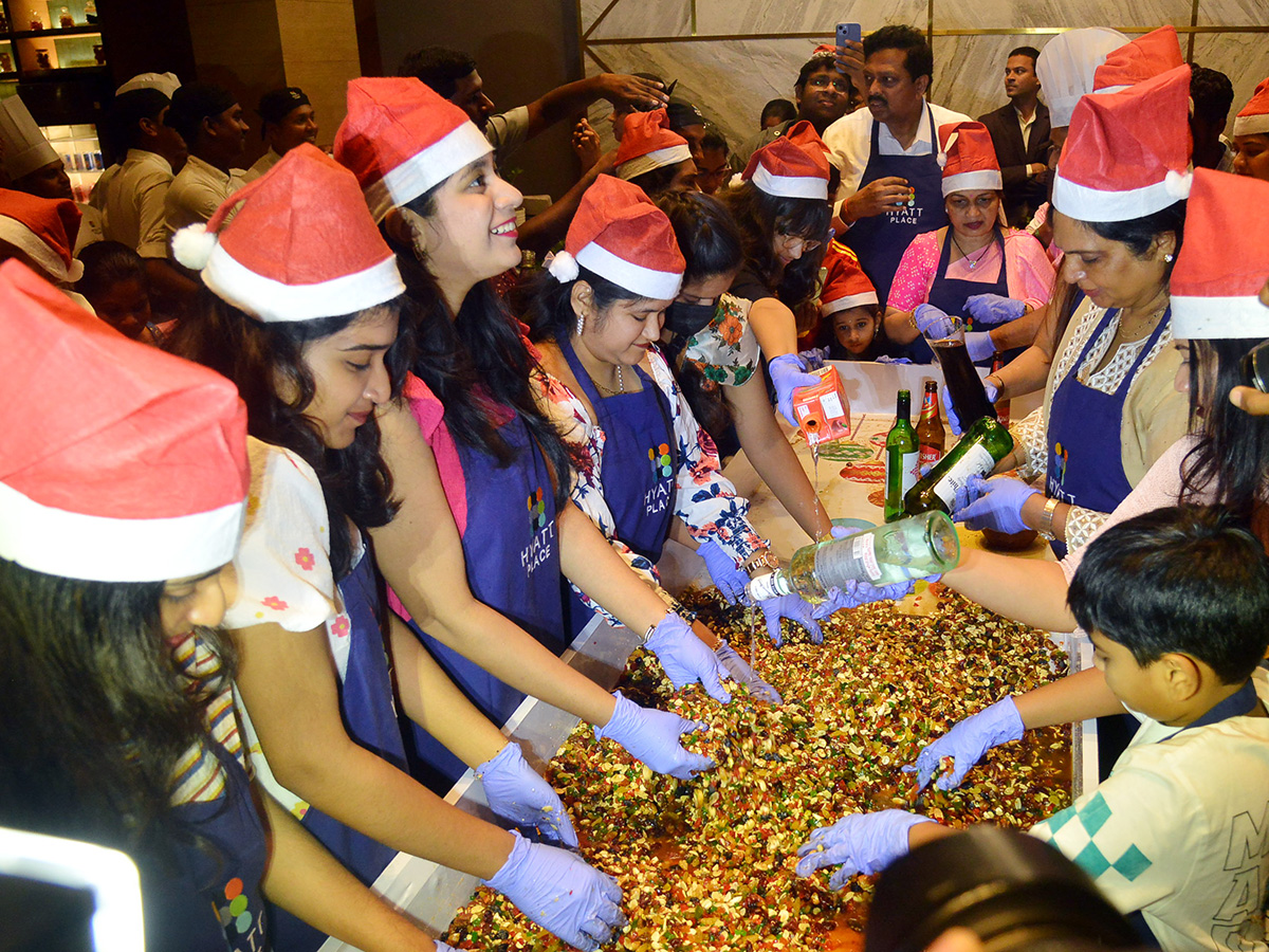 Christmas Festival Started With Cake Mixing Fest9