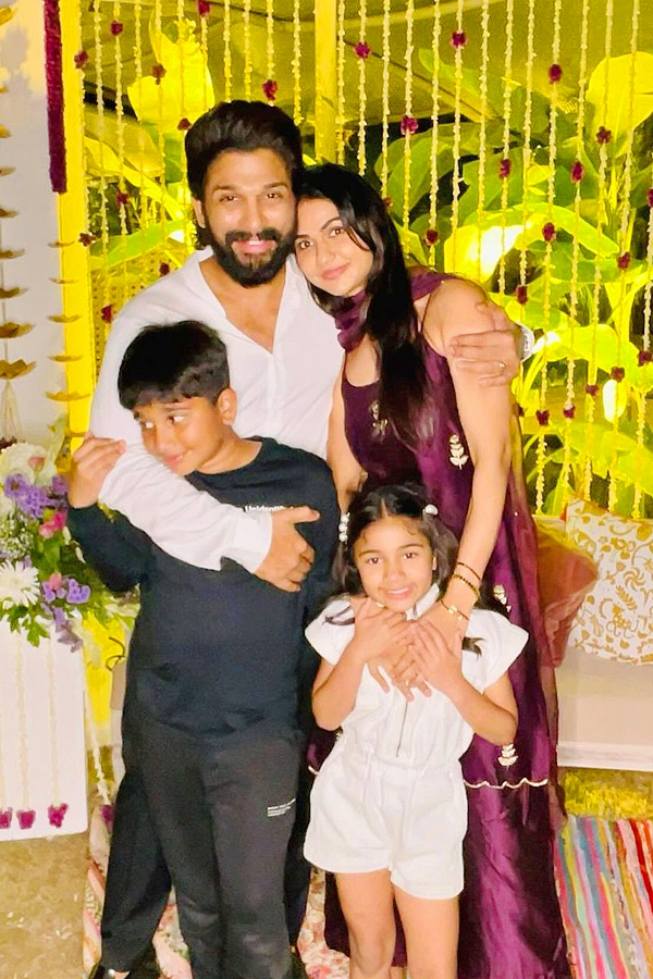 Allu Arjun Daughter Allu arha Birthday Celebrations Photos5