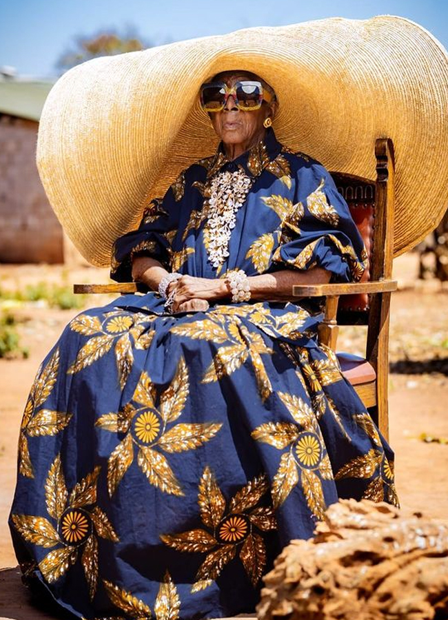 Zambia 85 Year Old Grandmother Became A Fashion Icon4