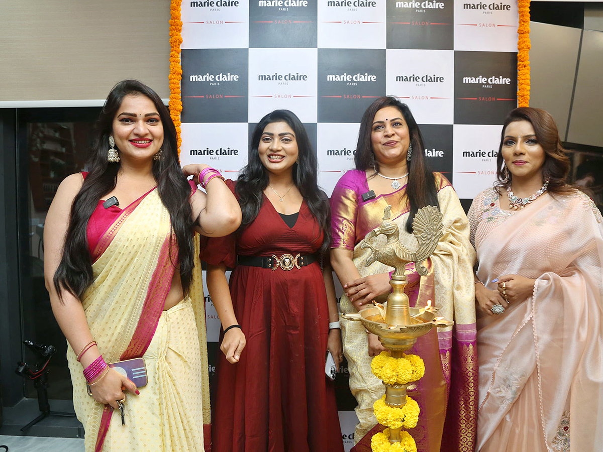 Bigg Boss Celebrities at Narsingi Marie Claire Salon Launch16