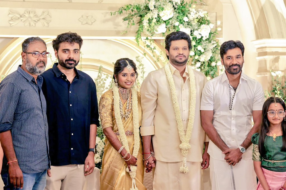 Nayanthara, Dhanush attend Idli Kadai producer Wedding Photos3