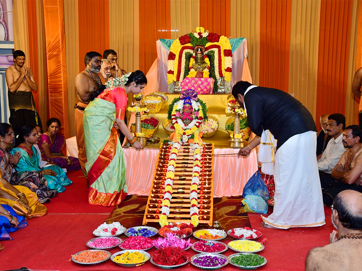 Ayyappa Swamy Padi Pooja At Kadapa Photos17