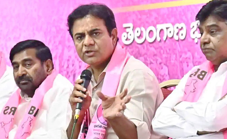 KTR Strong Counter to Congress Govt At Sircilla Photos9