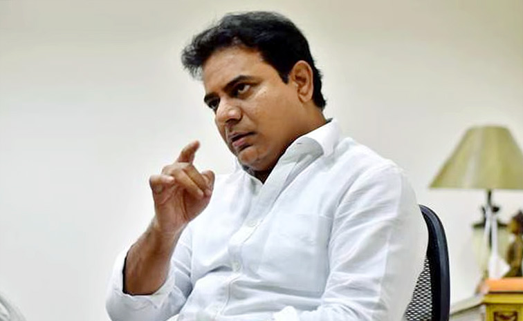 KTR Strong Counter to Congress Govt At Sircilla Photos13