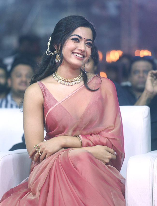 Rashmika Mandanna And Sreeleela in Pushpa 2: The Rule Event Photos17