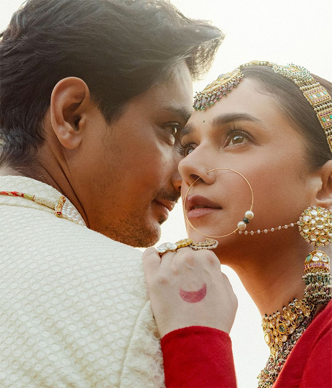 In Pics: Aditi Rao Hydari and Siddharth share pictures from their Indian wedding10