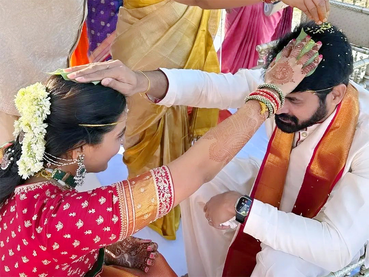 Tollywood Actor Subbaraju got married at the age of 47 viral photos3