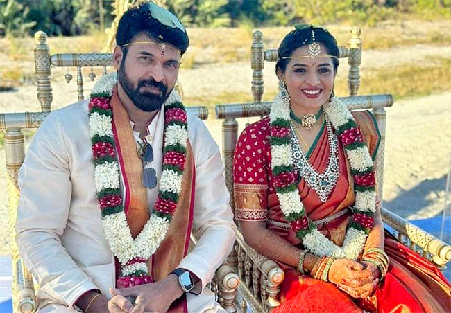 Tollywood Actor Subbaraju got married at the age of 47 viral photos5