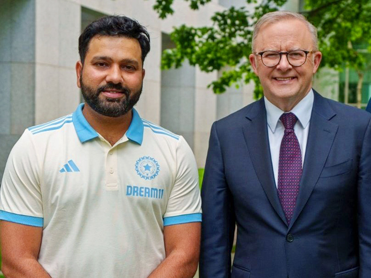 Indian cricket team during a reception at Parliament House in Canberra9