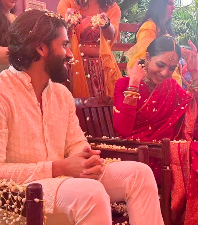 In Pics: Naga Chaitanya, Sobhita Dhulipala's pre-wedding begin with haldi ceremony2