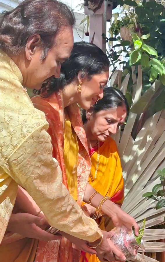 In Pics: Naga Chaitanya, Sobhita Dhulipala's pre-wedding begin with haldi ceremony3