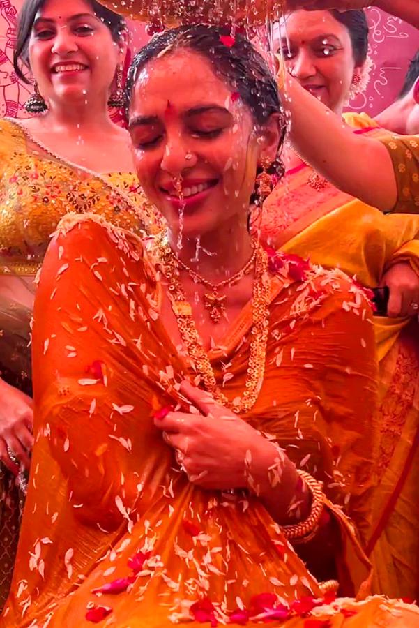 In Pics: Naga Chaitanya, Sobhita Dhulipala's pre-wedding begin with haldi ceremony5