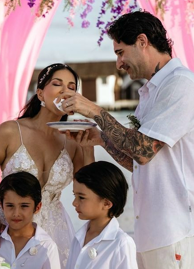 Sunny Leone And Daniel Weber Renew Wedding After 13 Years Of Marriage, PICS goes viral2