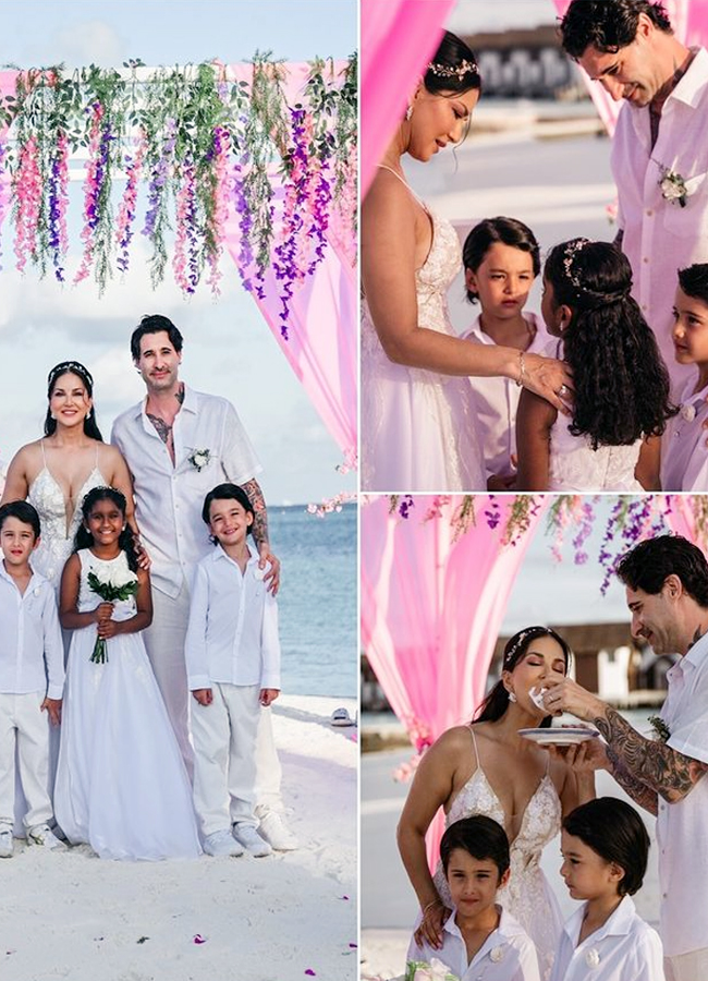 Sunny Leone And Daniel Weber Renew Wedding After 13 Years Of Marriage, PICS goes viral9