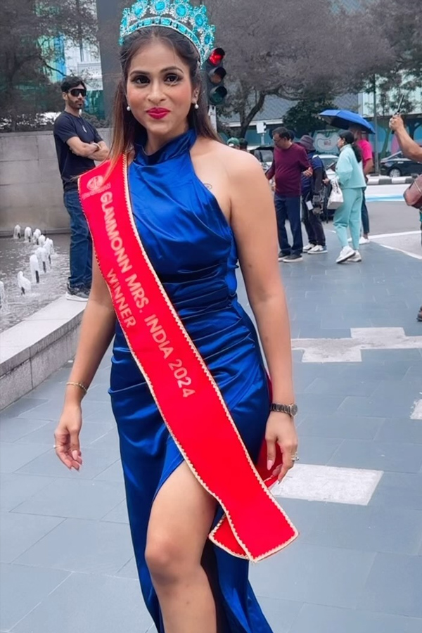 Hemalatha Reddy was crowned as Glammonn Mrs. India 2024 in Malaysia19