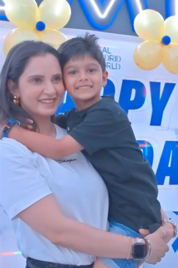 Sania Mirza Hosts Sons Football Themed Birthday Celebrations Photos8