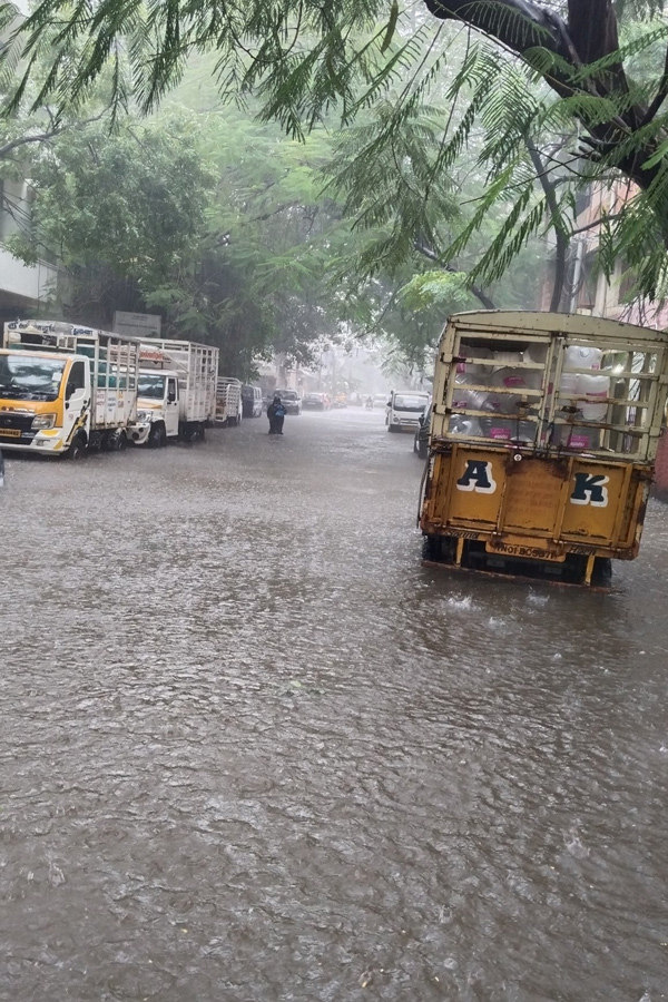 Cyclone Fengal : Heavy Rain Causes Waterlogging In Chennai Photos24