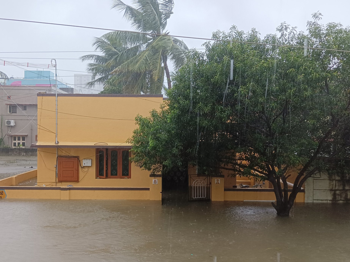 Cyclone Fengal : Heavy Rain Causes Waterlogging In Chennai Photos13