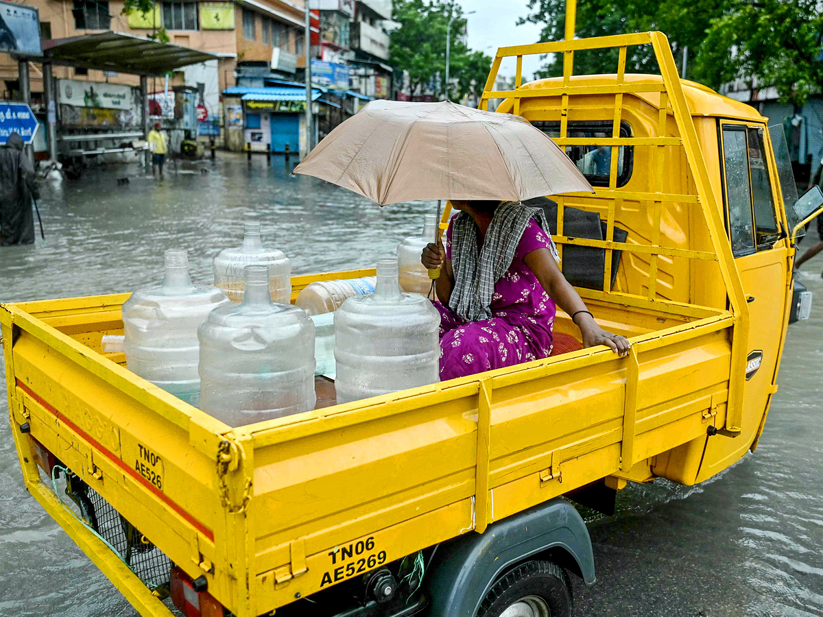 Cyclone Fengal : Heavy Rain Causes Waterlogging In Chennai Photos11