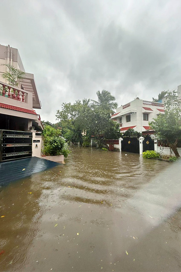 Cyclone Fengal : Heavy Rain Causes Waterlogging In Chennai Photos14