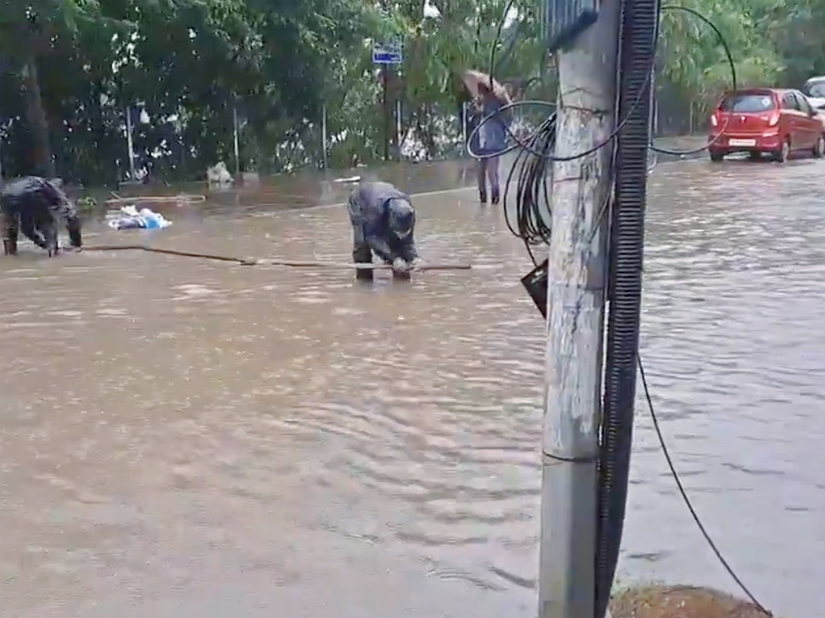 Cyclone Fengal : Heavy Rain Causes Waterlogging In Chennai Photos17