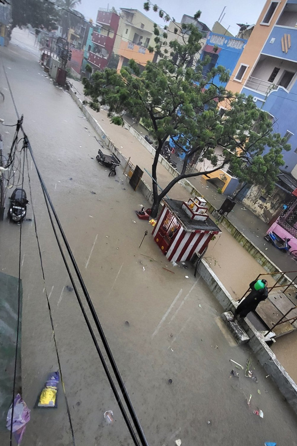 Cyclone Fengal : Heavy Rain Causes Waterlogging In Chennai Photos18