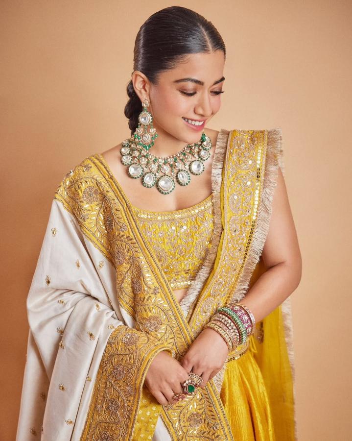 Rashmika Mandanna Iconic Lehenga Looks3