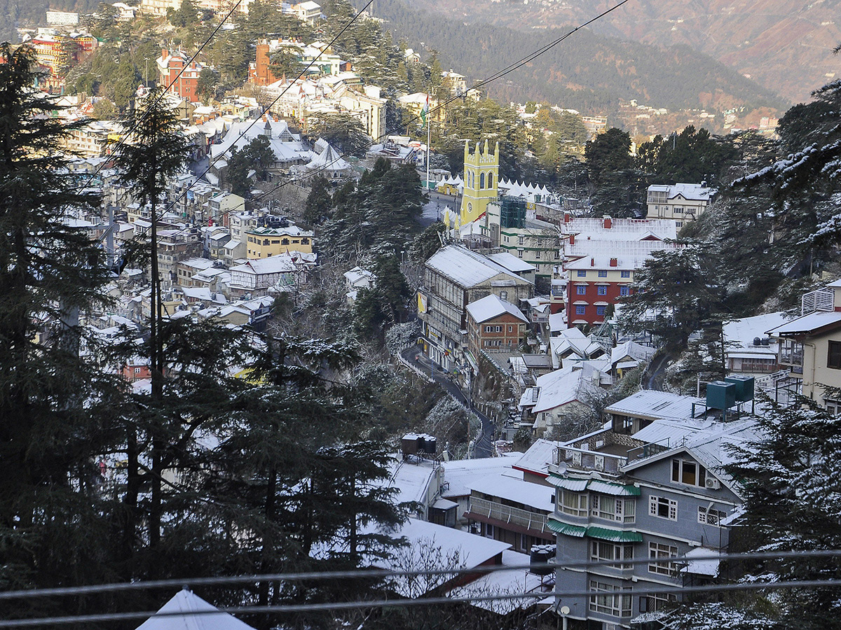 In Pics: Season's First Snowfall In Himachal Pradesh's Shimla23