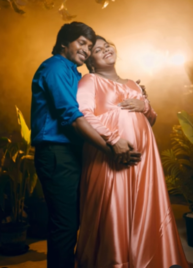 Jabardasth Yadamma Rajus wife Stellas maternity photoshoot8