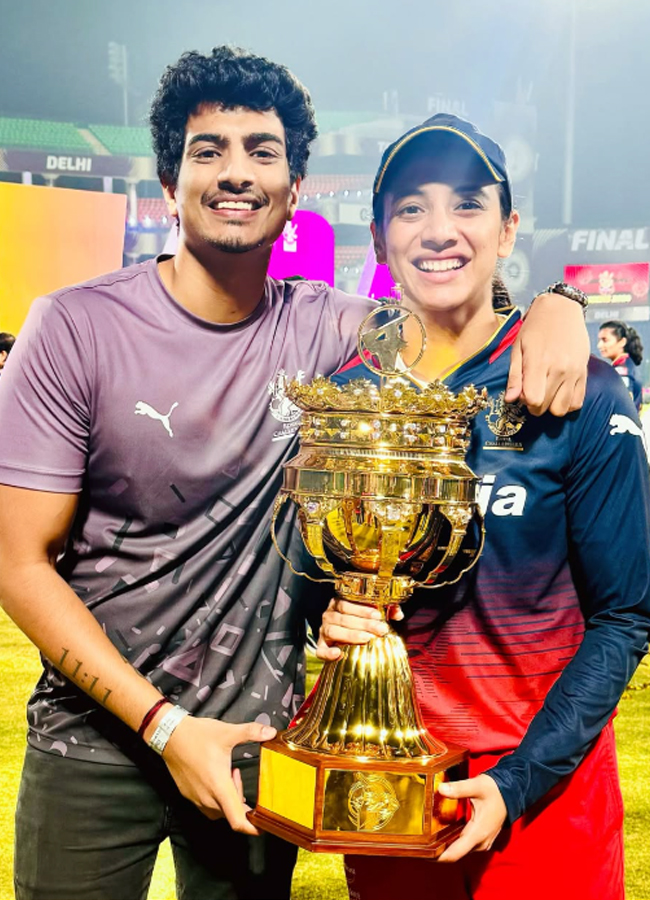 The boyfriend who celebrated Smriti Mandhana's century with the song Pushpa11