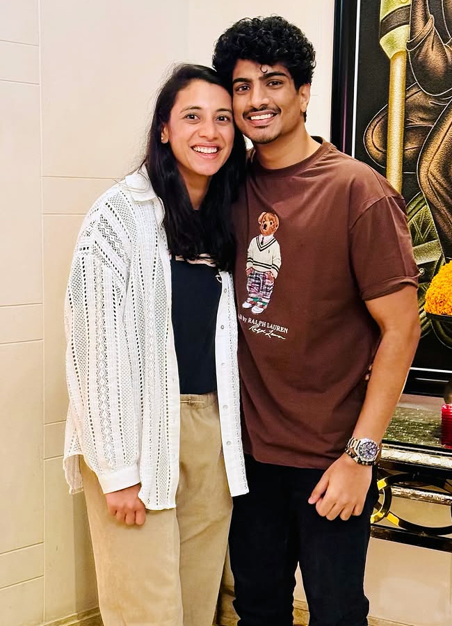 The boyfriend who celebrated Smriti Mandhana's century with the song Pushpa5