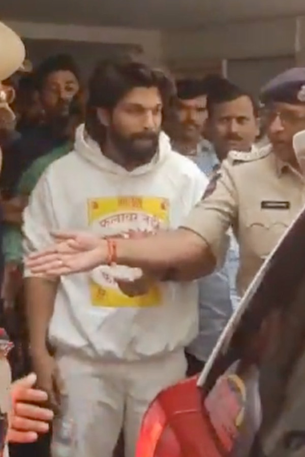 Actor Allu Arjun Arrested in Sandhya Theatre Stampede Case Photos Viral7