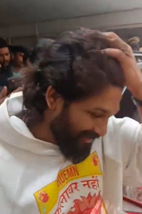 Actor Allu Arjun Arrested in Sandhya Theatre Stampede Case Photos Viral8