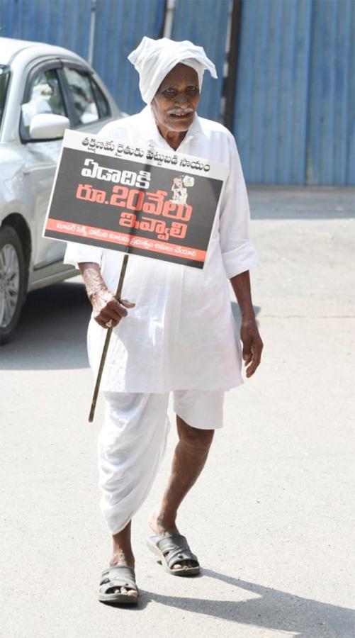 YSRCP Protest Against Farmers Problems Photos9