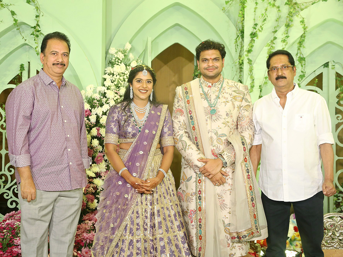 E V Raja Reddy Younger son Kranthi Reddy is Engaged photos goes viral12