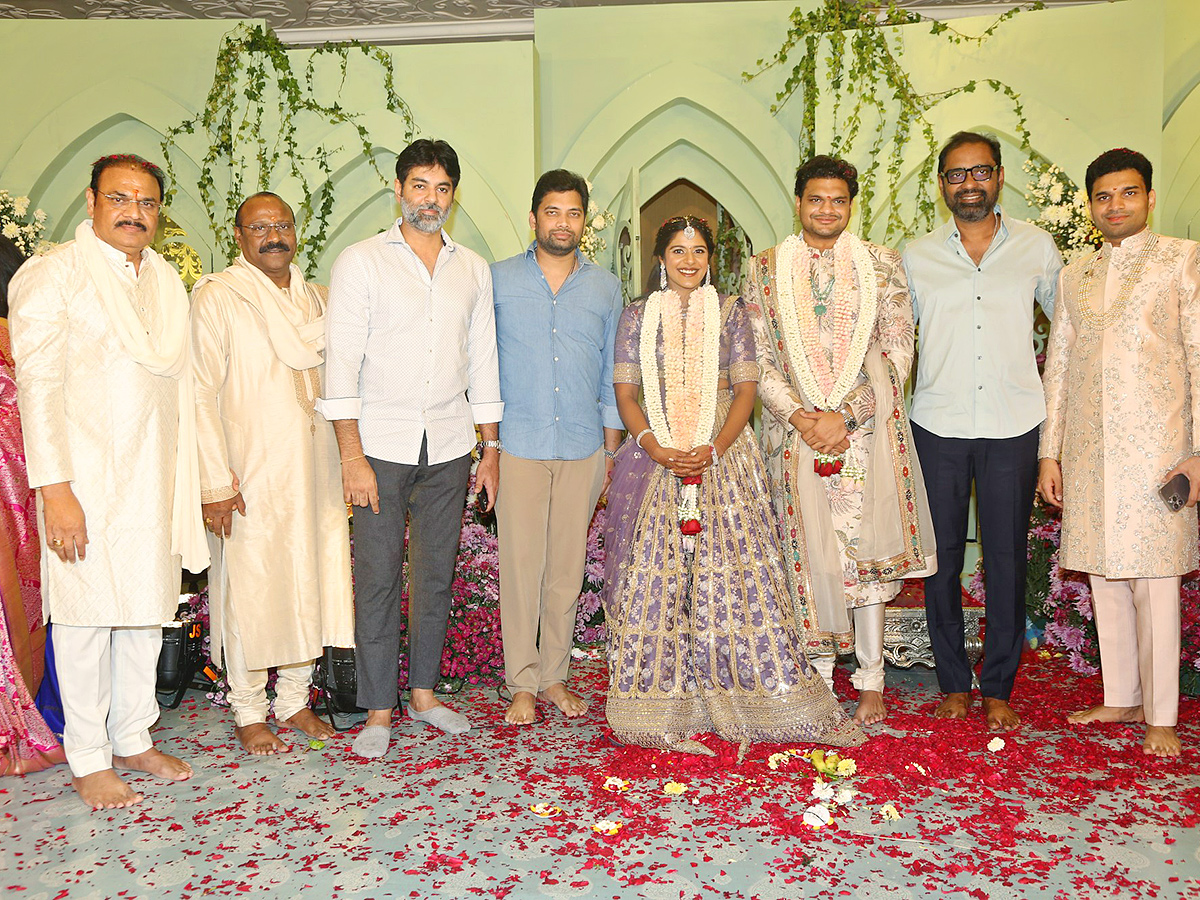 E V Raja Reddy Younger son Kranthi Reddy is Engaged photos goes viral19