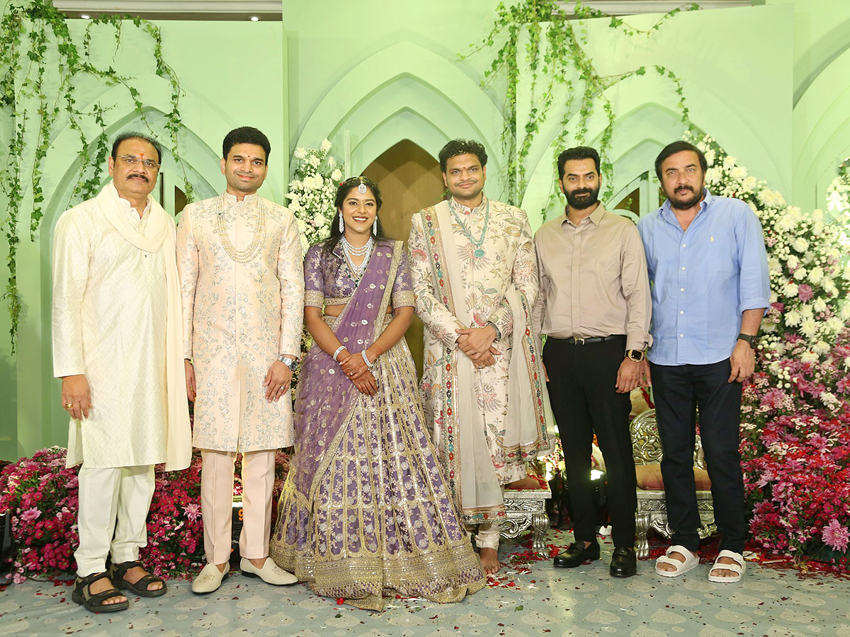 E V Raja Reddy Younger son Kranthi Reddy is Engaged photos goes viral2