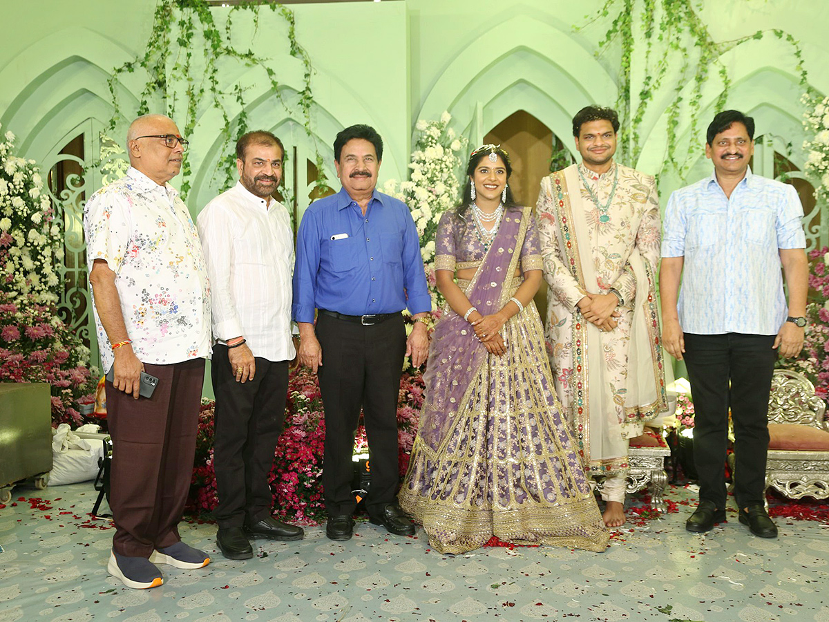 E V Raja Reddy Younger son Kranthi Reddy is Engaged photos goes viral4