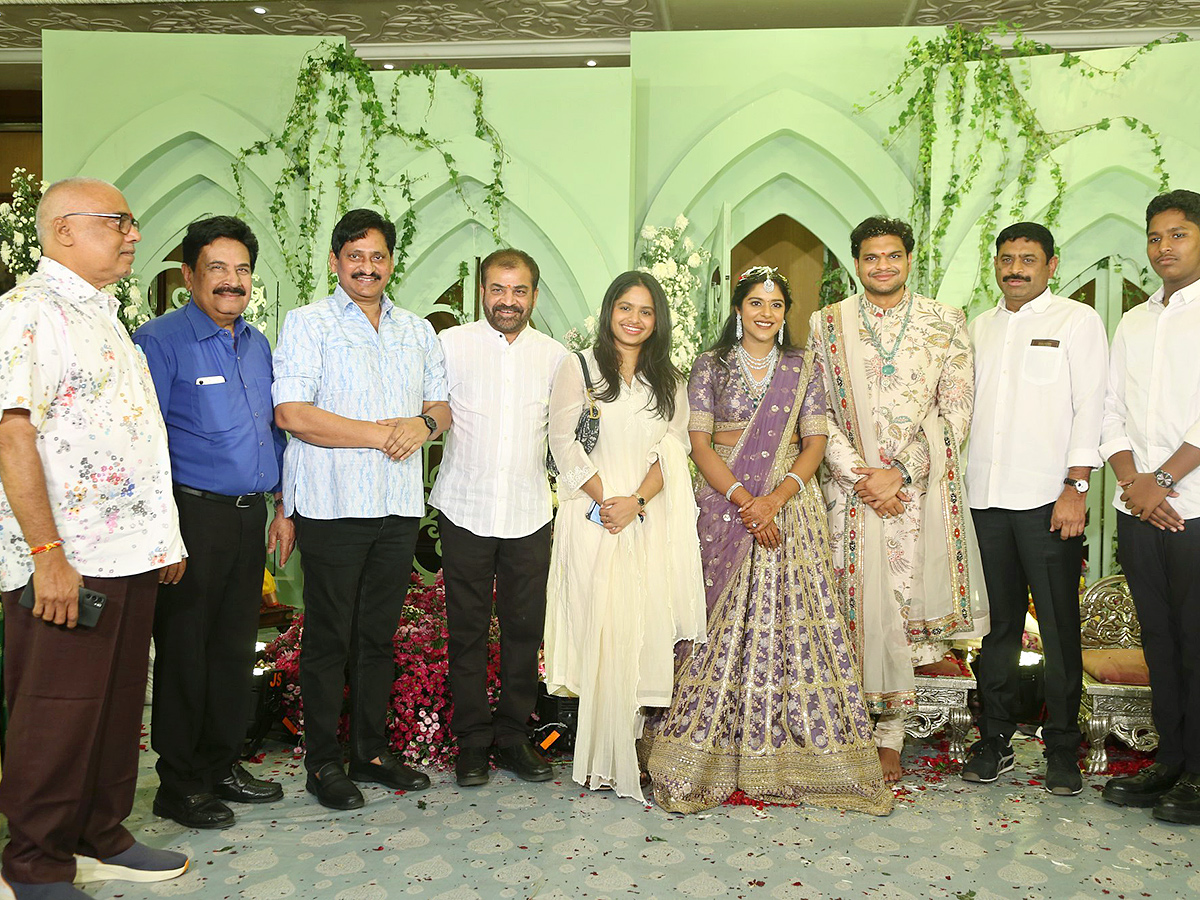 E V Raja Reddy Younger son Kranthi Reddy is Engaged photos goes viral5