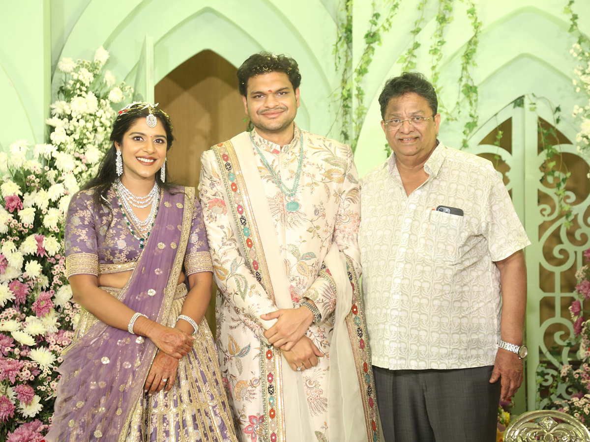 E V Raja Reddy Younger son Kranthi Reddy is Engaged photos goes viral6