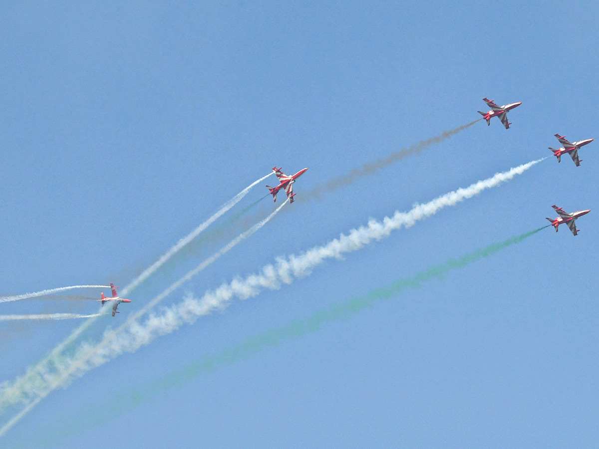 Glimpses of the air show during the occasion Combined Graduation Parade At Air Force Academy At Dundigal Photos11