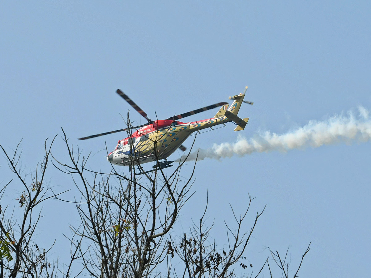 Glimpses of the air show during the occasion Combined Graduation Parade At Air Force Academy At Dundigal Photos13