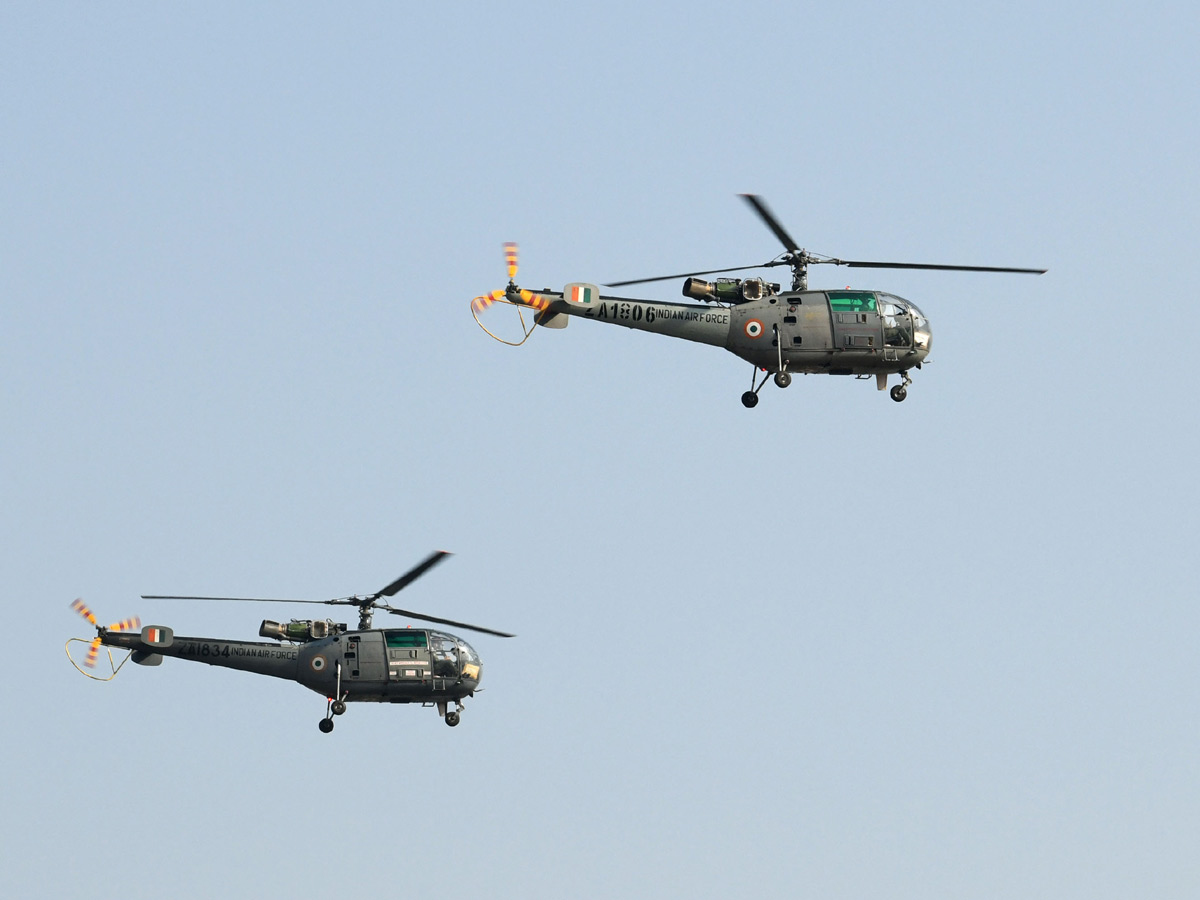 Glimpses of the air show during the occasion Combined Graduation Parade At Air Force Academy At Dundigal Photos17