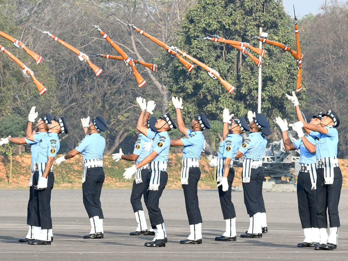 Glimpses of the air show during the occasion Combined Graduation Parade At Air Force Academy At Dundigal Photos20