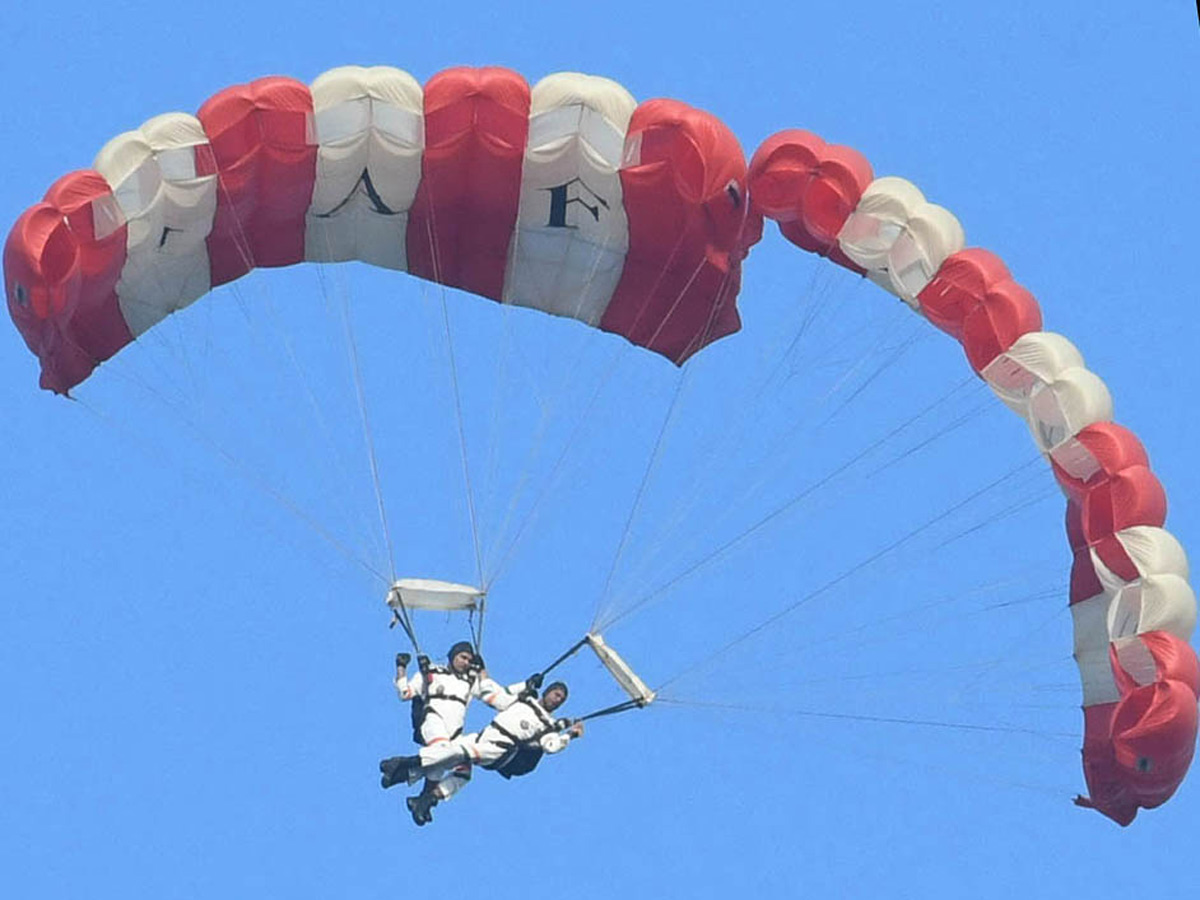 Glimpses of the air show during the occasion Combined Graduation Parade At Air Force Academy At Dundigal Photos21