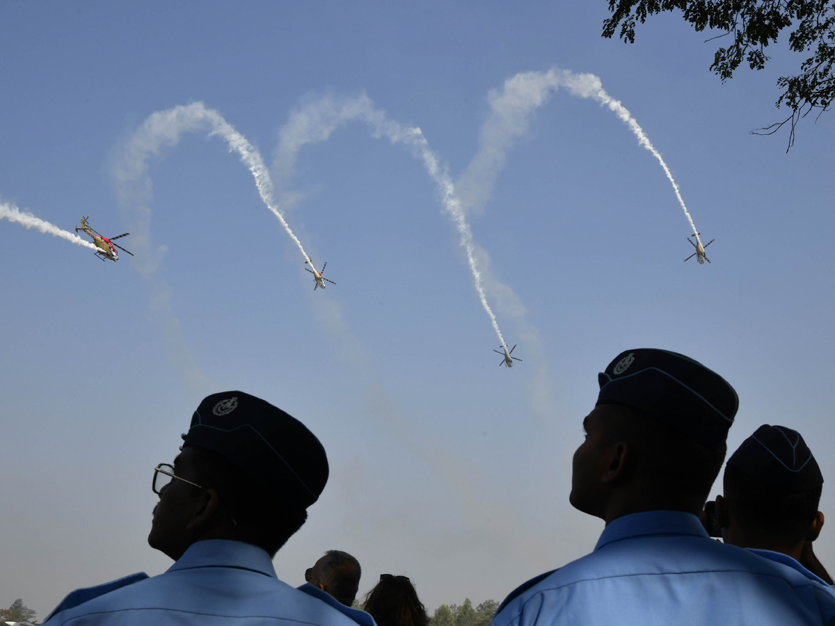 Glimpses of the air show during the occasion Combined Graduation Parade At Air Force Academy At Dundigal Photos22