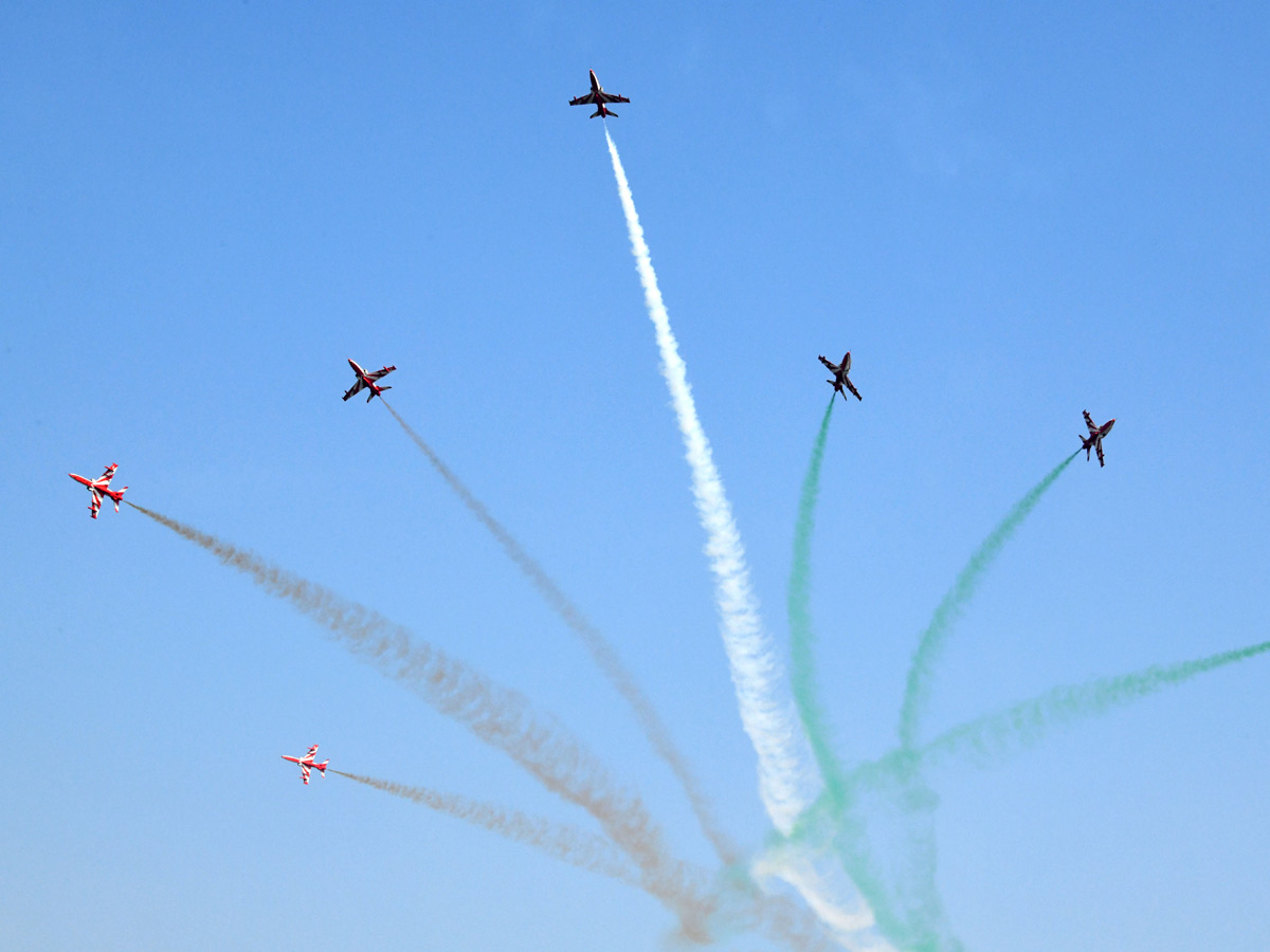 Glimpses of the air show during the occasion Combined Graduation Parade At Air Force Academy At Dundigal Photos9