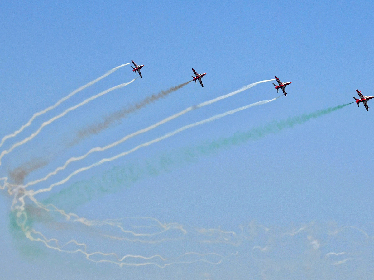 Glimpses of the air show during the occasion Combined Graduation Parade At Air Force Academy At Dundigal Photos10